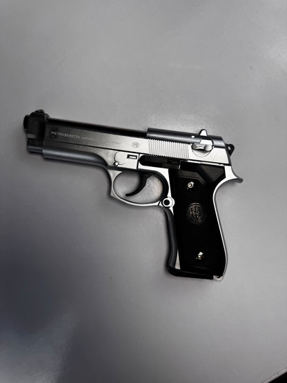 Silver M92 Beretta Airsoft Toy Gun – Realistic, Durable & Fun for Airsoft Enthusiasts